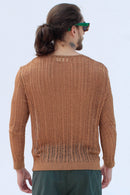 Camisa Long Brown