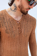 Camisa Long Brown