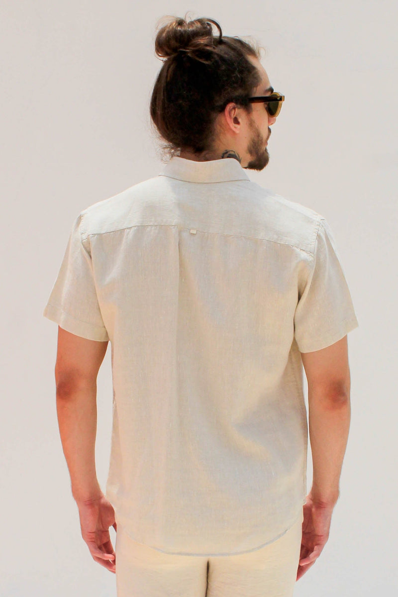 Camisa de Botão Pure Linen Chic