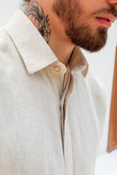 Camisa de Botão Pure Linen Chic