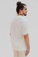 Camisa de Botão White Wool