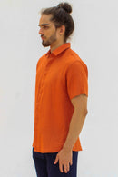 Camisa de Botão Pure Linen Terra