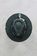 Chapéu handmade verde militar