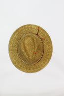 Chapeu de Palha Trançado - Personalizado