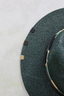 Chapéu handmade verde militar