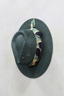 Chapéu handmade verde militar